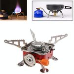 Fornello da campeggio portatile con bruciatore a gas per picnic all'aperto