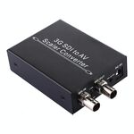 NF-F001 Convertitore scaler da 3G SDI a AV + SDI, consenti SD-SDI / HD-SDI / 3G-SDI mostrato su HDTV
