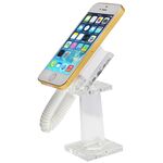 Supporto antifurto universale per display / display antifurto, senza allarme, Per iPhone, Samsung, HTC, LG, Sony, Huawei, Lenovo e altri smartphone (bianco)