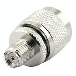 Adattatore coassiale RF UHF maschio a mini connettore femmina UHF
