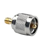 Adattatore coassiale RF con connettore maschio UHF a femmina SMA