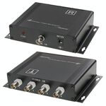 4 canali Multiplexer trasmettitore e ricevitore (Nero)