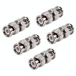 5 PCS BNC maschio al maschio Accoppiatore coassiale Adattatore connettore