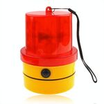 Spia luminosa stroboscopica con forte base magnetica (gialla + rossa)