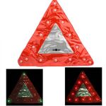15 LED Triangle Emergency Car Warning Safety Traffic Sign Rosso (rosso)