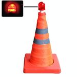 Coni di sicurezza stradale per sollevamento con cupola di avvertimento, altezza: 44 cm