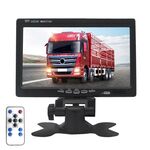 Monitor per auto da 7,0 pollici / Monitor per telecamere di sorveglianza con supporto angolare regolabile e telecomando, doppio ingresso video