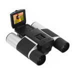 DB618B 10X25 Zoom 10mm Obiettivo Obiettivo HD 1280x960P Schermo LCD da 1,5 pollici Telescopio binoculare Fotocamera digitale (nero)
