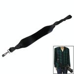 Cinghia a tracolla rapida in neoprene elastico antiscivolo per fotocamera (nera)