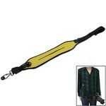 Cinghia a tracolla rapida in neoprene elastico antiscivolo per fotocamera (gialla)