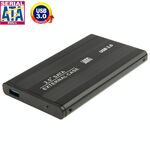 Custodia esterna SATA HDD da 2,5 pollici ad alta velocità, supporto USB 3.0 (nero)