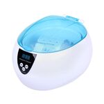 Pulitore ad ultrasuoni digitale per serbatoi in acciaio inossidabile con display LCD per gioielli / orologi / protesi
