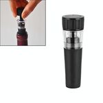 Tappo di sughero riutilizzabile tappo per bottiglia sottovuoto per liquore al vino (nero)