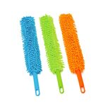 Spolverino intercambiabile in ciniglia flessibile a doppia faccia (consegna a colori casuali)