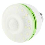 Lampada con sensore umano da 6 W., Luce bianca, 48 LED, tipo di base: E27