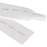 Tubo termorestringente RSFR-H VW-1 flessibile da 8 mm, 125 ℃, lunghezza: 10 m (bianco)