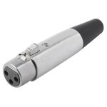 Adattatore connettore per microfono a spina femmina XLR a 3 pin
