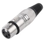 Adattatore connettore per microfono a spina femmina XLR a 3 pin