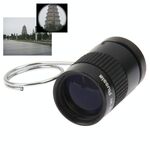 Mini telescopio monoculare da tasca per dito da pollice 2,5 x 17,5 (nero)