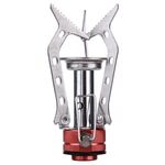 WH-S001 Fornello a gas da campeggio ultra mini in acciaio inossidabile portatile da esterno (argento)