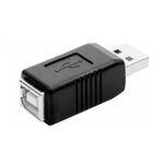 Convertitore adattatore stampante USB 2.0 AM a BF (nero)