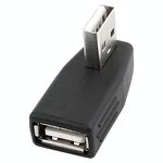 Adattatore da USB 2.0 AM ad AF con angolo di 90 gradi, supporto della funzione OTG