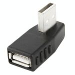 Adattatore da USB 2.0 AM ad AF con angolo di 90 gradi, supporto della funzione OTG