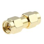 Adattatore maschio SMA a maschio SMA placcato oro (oro)