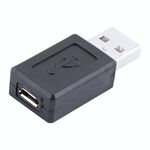 Adattatore USB 2.0 AM a Micro USB femmina (nero)