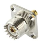 Adattatore SMA femmina a UHF (argento)
