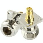 Adattatore SMA femmina a N femmina (argento)