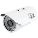 Telecamera a infrarossi CMOS 420TVL con lente da 6 mm in metallo a colori con 36 LED, distanza IR: 20 m