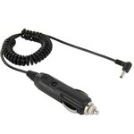 Caricabatteria da auto per cavo a spirale con spina per adattatore di alimentazione da 3,5 mm 2A, lunghezza: 40-140 cm