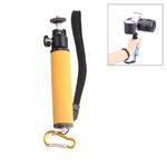 Supporto per luce flash a LED Monopiede in spugna Steadicam con giunto cardanico per fotocamera SLR (arancione)