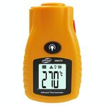 Mini termometro digitale a infrarossi BENETECH, intervallo di temperatura: -32-280 gradi (GM270) (giallo)