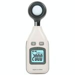 BENETECH Digital Light Lux Meter per fabbrica / scuola / casa varie occasioni, gamma: 0-200.000 Lux (GM1010) (bianco)