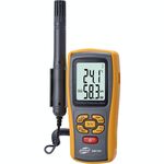 BENETECH GM1361 Misuratore di temperatura e umidità digitale con schermo da 2,5 pollici Igrometro / Termometro (giallo)