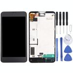 Display LCD + pannello touch con cornice per Nokia Lumia 630/635 (nero)