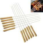 12 aghi per barbecue da campeggio all'aperto, lunghezza: 30 cm