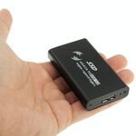 Custodia per disco a stato solido SSD da 6 gb / s mSATA a disco rigido USB 3.0 (nero)