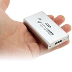 Custodia per disco a stato solido SSD da 6 gb / s mSATA a disco rigido USB 3.0 (argento)