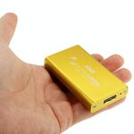 Custodia per disco a stato solido SSD da 6 gb / s mSATA a disco rigido USB 3.0 (oro)
