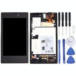 Display LCD + pannello touch con cornice per Nokia Lumia 520 (nero)