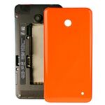 Custodia Cover posteriore batteria + pulsante laterale per Nokia Lumia 635 (arancione)
