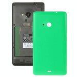 Cover posteriore batteria in plastica a tinta unita con superficie brillante per Microsoft Lumia 535 (verde)