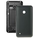 Cover posteriore batteria in plastica tinta unita per Nokia Lumia 530 / Rock / M-1018 / RM-1020 (nero)