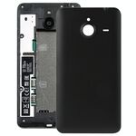 Cover posteriore in plastica con superficie smerigliata per Microsoft Lumia 640XL (nero)