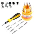 Kit di strumenti per la riparazione di orologi con cacciavite di precisione micro tascabile 31 in 1