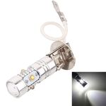 H3 25W 1250LM 6500K Luce bianca 5 XT-E LED Fendinebbia per auto, corrente costante, DC12-24V (argento + giallo)