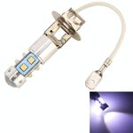 H3 50W 600LM 5500K Luce bianca 10 SMD-2828-LED Fendinebbia per auto, corrente costante, DC12-24V (luce bianca)